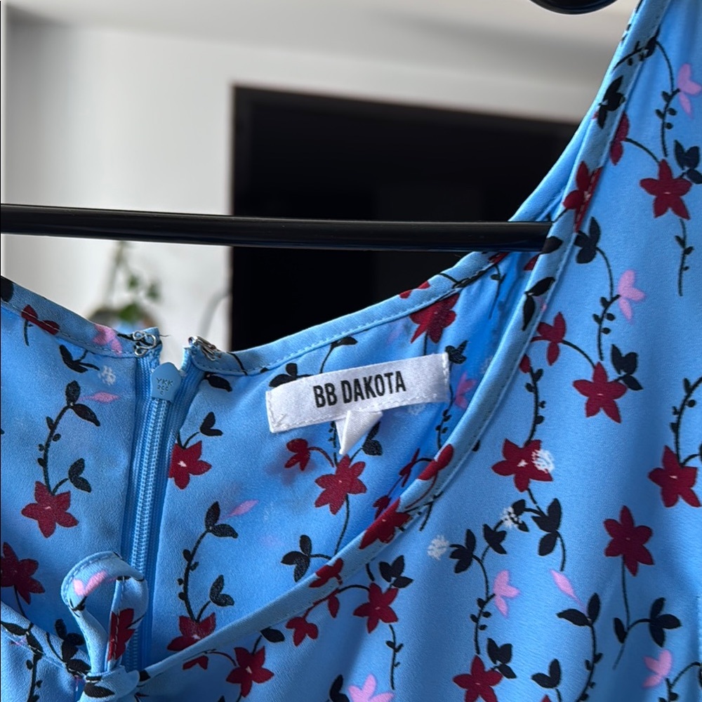 Blue Floral Dress - Picture 6 of 6